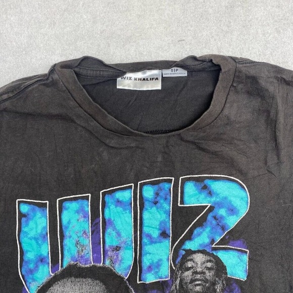 Wiz Khalifa Graphic Tee Thrifted Vintage Style Size S - Picture 9 of 10